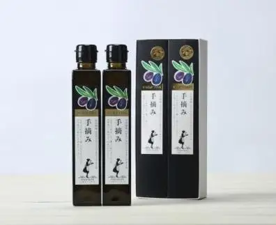 【ギフト用】FG-103 小豆島産 エキストラバージンオリーブオイル〔手摘み〕182g×2本セット（贈答用・熨斗つき）