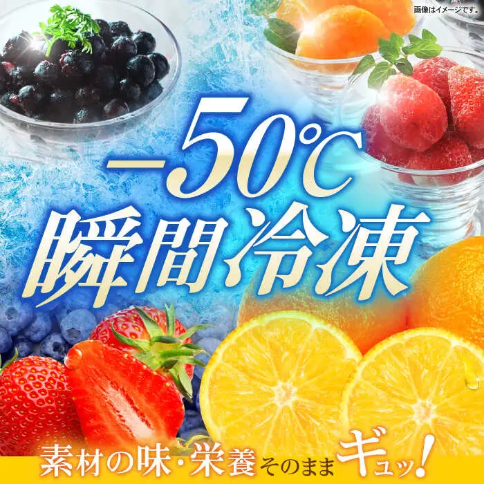 長崎冷果6袋セット（いちご・みかん・ブルーベリー）各2袋　/　冷凍　冷凍フルーツ　いちご　みかん　ブルーベリー　/　諫早市　/　エスジーエス株式会社 [AHEQ001]