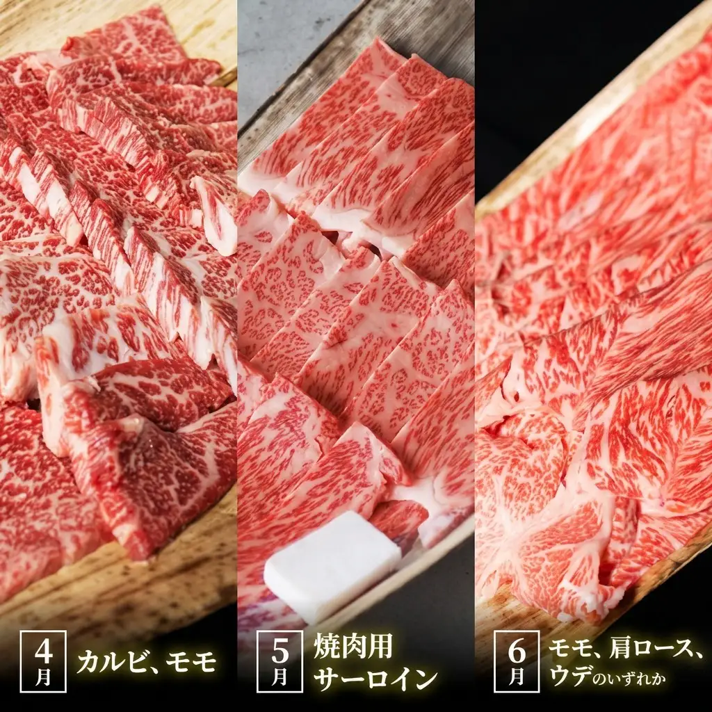近江牛 定期3ヶ月 お肉 毎月違う 4月〜 近江牛