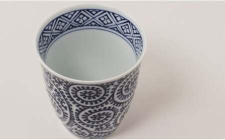 有田焼 蛸唐草 フリーカップ【道雪窯】食器 器 うつわ 染付 手書き たこ唐草 タコ唐草 fy008