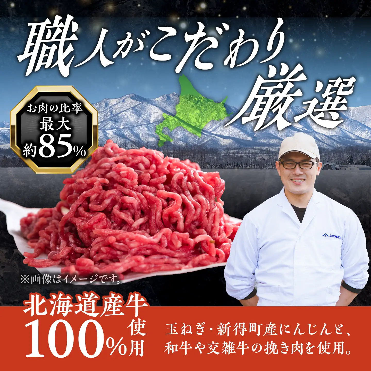 牛肉ハンバーグ 900g ハンバーグ [BNAM031]