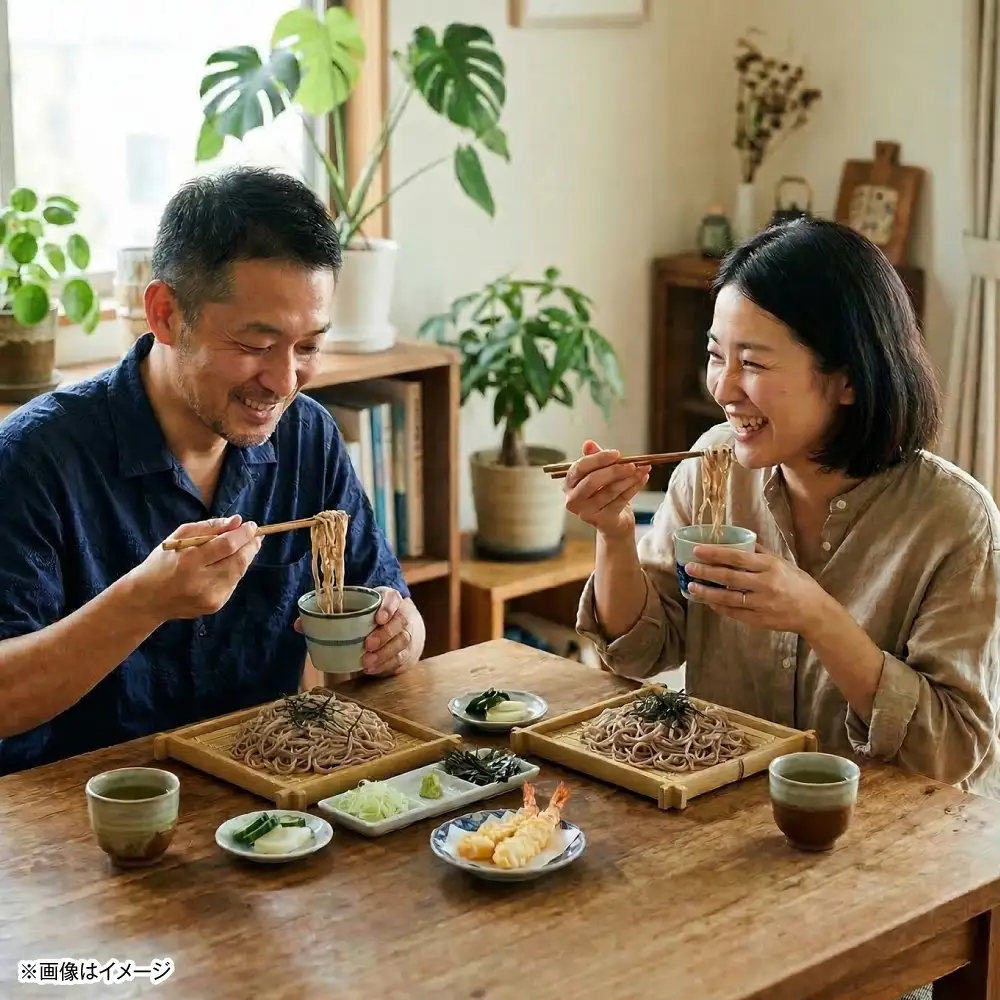 原氣蕎麦 十割生そば4袋 [BNAG005]
