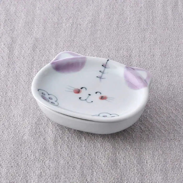 【波佐見焼】ねこ かわいい動物型の蓋物【松幸陶芸】[HB57]