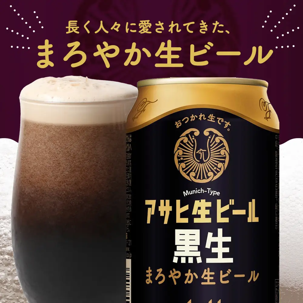ビール アサヒ 生ビール 黒生 500ml 24本 1ケース