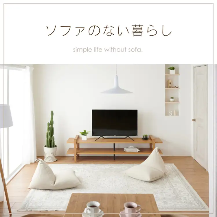 クッション ビーズクッション ハナロロ ポトラ 60L ニットカバー付 アッシュグレー
