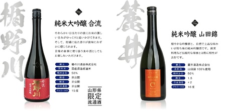 SF0376　酒田6蔵の地酒　磨き50％飲み比べセット　計6本(各720ml×1本)