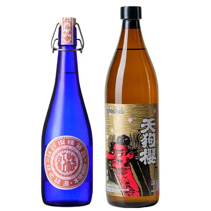 芋焼酎 「天狗櫻」 900ml 「紅椿」 720ml 各1本 25度 【00-023-08】