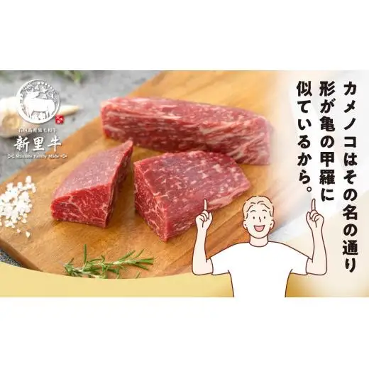 石垣島産 黒毛和牛 新里牛 あっさり赤身ローストビーフ用（希少！カメノコ）（1袋あたり 200g～300g）合計500g以上 SZ-40