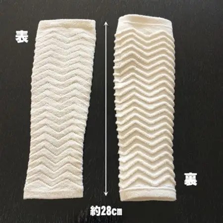 日本製 シルク 手もみ レッグウォーマー スッキリ ふくらはぎ 白 (21005-3329)_装飾品・工芸品  服飾小物 _【1320023】
