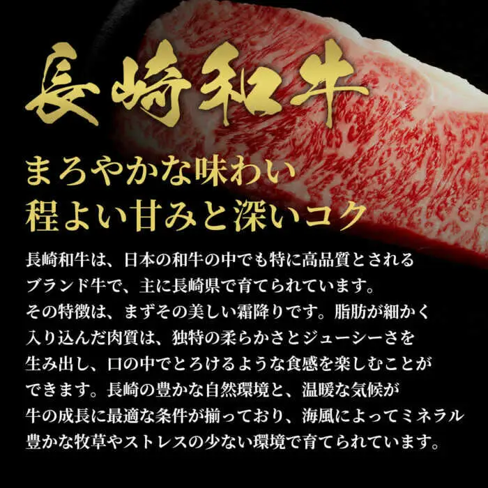 【お中元】長崎和牛 サーロインステーキ 180g×3枚 [JGV022]