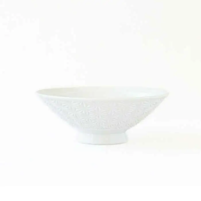 【波佐見焼】角麻 平茶碗 ペア 白・青磁 食器 皿【翔芳窯】[FE311]