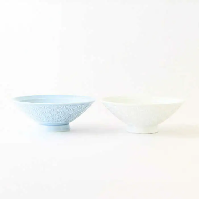 【波佐見焼】角麻 平茶碗 4個セット 食器 皿【翔芳窯】[FE312]