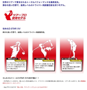 スリクソン Z-STAR XV9 ホワイト ゴルフボール 12球 1ダース 〈丹波市製造〉 ゴルフボール
