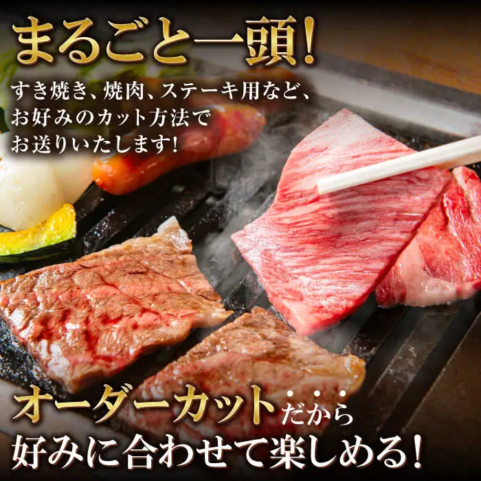 【牛一頭丸ごとオーダー！】 博多和牛 一頭食べ尽くしセット VBB082 1000万以上