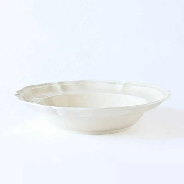【波佐見焼】ombre de fleur ボウルL ミルキーホワイト 2枚セット 食器 皿【翔芳窯】[FE400]