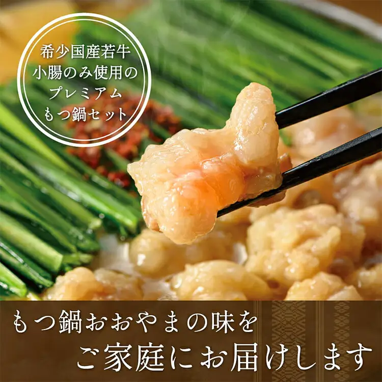 博多もつ鍋おおやま しょうゆ味4人前CQ007