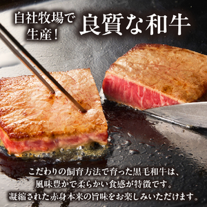 【自社牧場和牛】小林市産 黒毛和牛 赤身ステーキ 200g×2枚（牛肉 国産牛 黒毛和牛 和牛 赤身 ステーキ） ステーキ 和牛ステーキ 牛肉ステーキ 国産ステーキ 赤身ステーキ