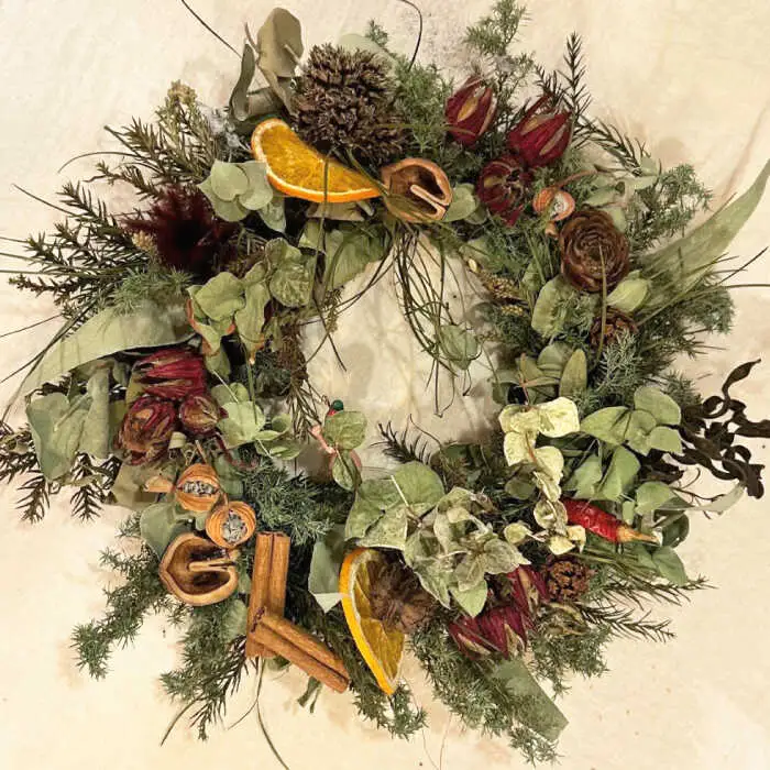 ドライフラワー リース wreath -agri- / スワッグ リース フラワー 花 スワッグ インテリア / 南島原市 / Atelier.Sh.[SFQ009]