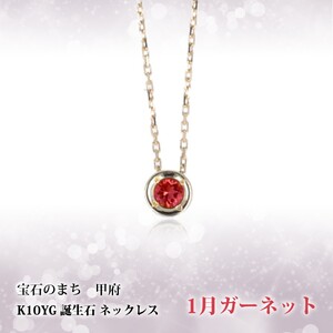 【1月】選べる誕生石ネックレス S-5604