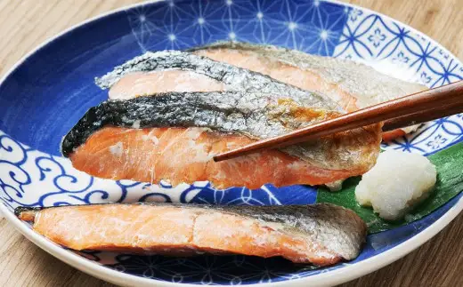 秋鮭塩焼き 合計60切