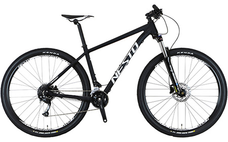 マットブラック14インチ マウンテンバイク NESTO TRAIZE ／ ネスト 自転車 スポーツバイク 通勤 通学 18段変速 埼玉県 No.174-05