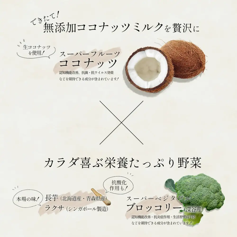 ココナッツスープ4種 6個セット（ラクサ・かぼちゃ入りラクサ・深谷ブロッコリー・長芋）　【11218-0873】