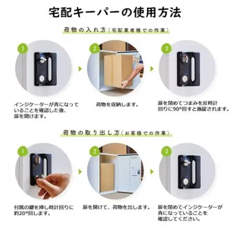 宅配ボックス 宅配KEEPER tumiki 大型 屋外 戸建て TK110-WB-R_雑貨   _【1373193】