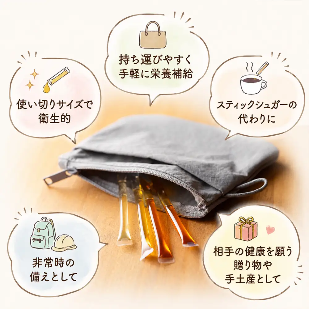 国産 非加熱はちみつ 春の百花さくら（スティックタイプ33本）｜ 純粋 天然 稀少 「大西養蜂場」