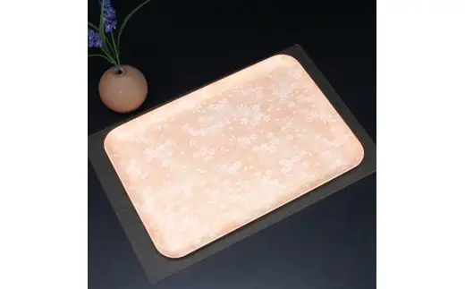 タツクラフト 友禅和紙トレー M 33cm 2枚セット 桜 流水紋 【Tk304】【ttcf922-yum-2】