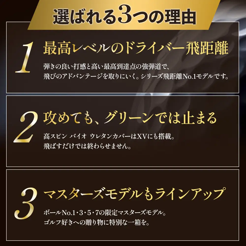 ゴルフボール スリクソン Z-STAR XV9 ホワイト 〈3ダース 36球〉 スリクソン ゴルフボール