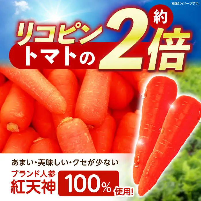 【甘さと栄養を100%凝縮！】真っ赤な人参 「紅天神」 キャロットジュース 720ml×2本 / にんじん ニンジン 人参 キャロット きゃろっと ジュース じゅーす きゃろっとじゅーす / 諫早市 / 滝商店株式会社 [AHCU003]