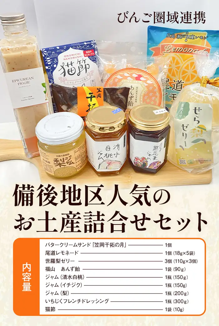 【びんご圏域連携】備後地区 人気のお土産詰合せセット No.1037