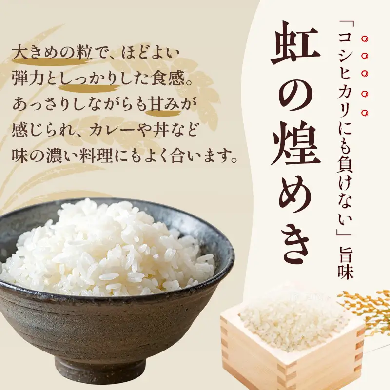 新潟県産 にじのきらめき 10kg (5kg×2) 虹の煌めき 米 お米 白米 精米 大粒 もっちり 新潟