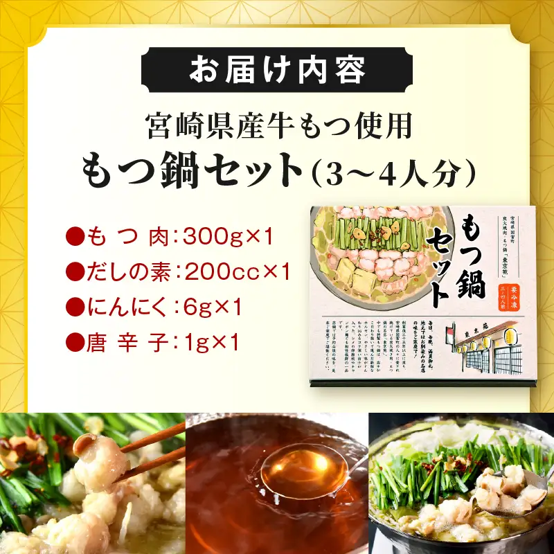 もつ鍋セット（3～4人分）_kn111-001