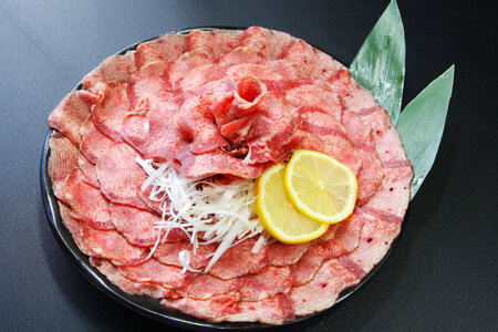牛タン 薄切り 2mm スライス 塩味 約200g 5P 1kg 7?8人前