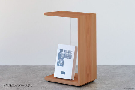 サイドテーブル 木製 Grain Side Table 柿渋 1点
