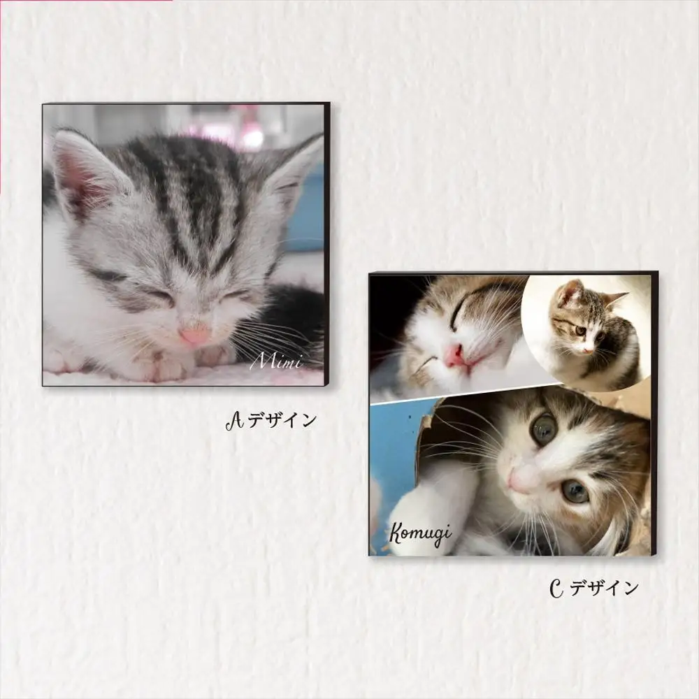 アイフォト-ペット写真パネル　イーゼル付き