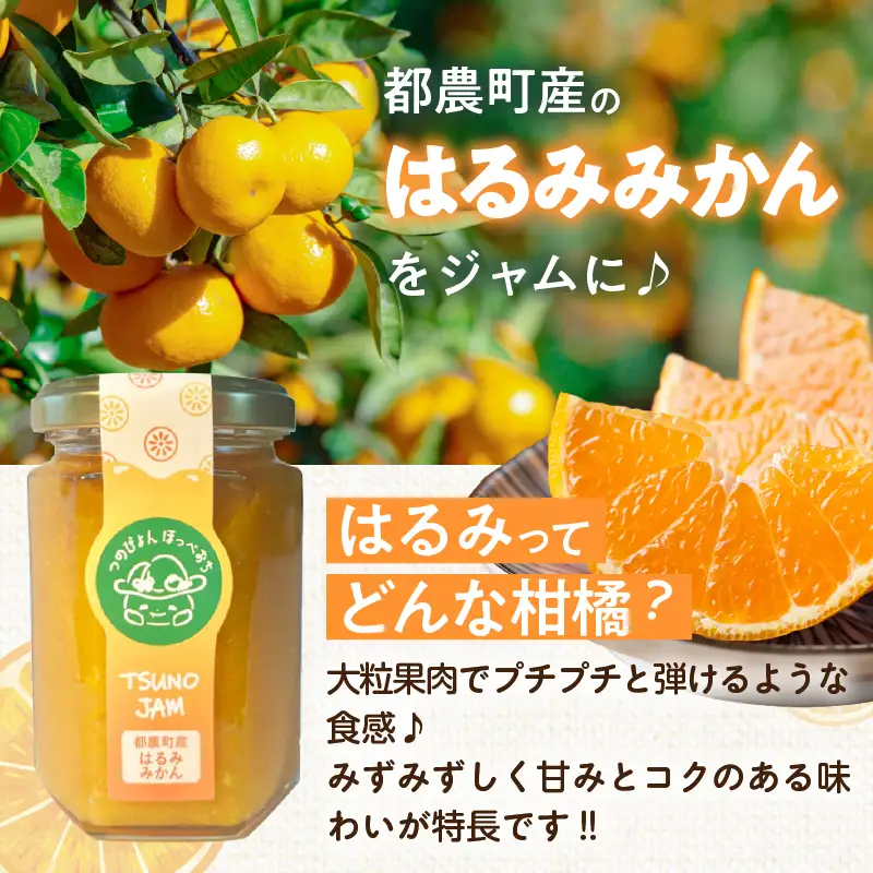TSUNO JAMはるみみかん(計1個) ジャム 果物 柑橘 加工品 国産_T043-0085