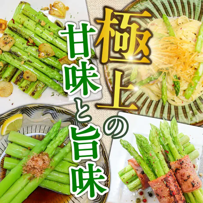 モーモーアスパラ 夏芽 M / L / 2L セット 1.2kg（6月上旬から順次発送) 日田市 アスパラガス[ARAI038]
