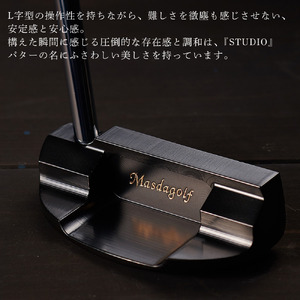 【マスダゴルフ】STUDIO-3 パター スチールシャフト 銅メッキ仕上げ  ゴルフ ゴルフクラブ 【受注生産】