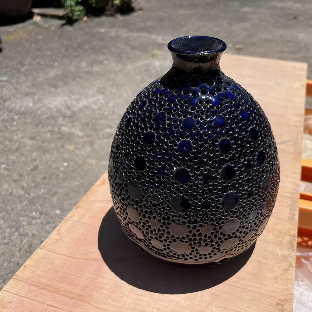 【限定一点物】ランプシェイド（泡）＜陶工房　游山＞