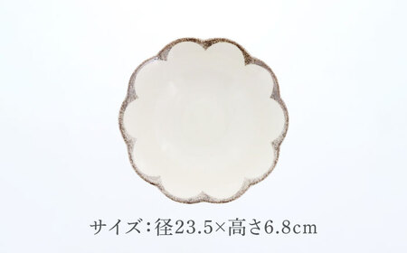 【美濃焼】茉莉花 まつりか 花型 鉢・深皿 3種×各2点 6点セット 【カネ定製陶】[MEI016]