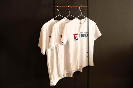 応援グッズ 【サイズ：LL】びんご福山デニックスオリジナルTシャツ 広島県福山市/株式会社　福山デニックス [BABY007]