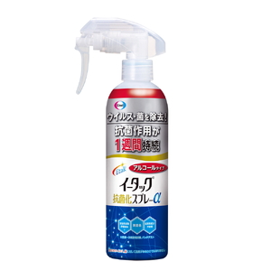 エーザイ　イータック抗菌化スプレーα（アルコールタイプ）250mlスプレーボトル×12本 気になるところに「シュッ 」として「サッ」と拭くことで、ウイルス・菌を除去、抗菌作用が1週間持続