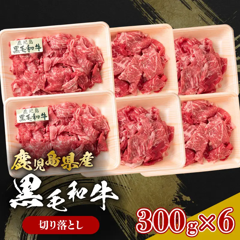 鹿児島県産黒毛和牛 切り落とし K326-009 肉 牛肉 冷凍