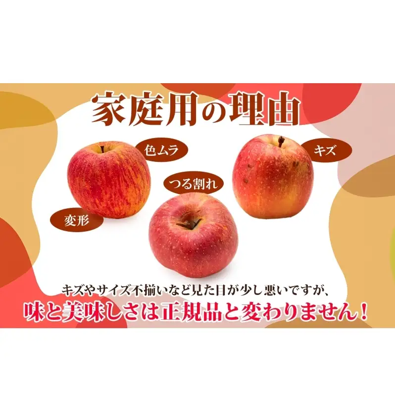 りんご詰合せ 品種おまかせ青森県産家庭用 りんご詰合せ【約5kg 2〜4品種】【3月発送】