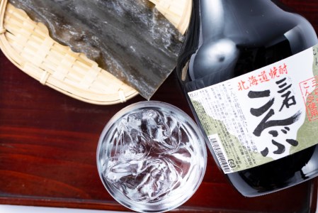 北海道 新ひだか町 三石こんぶ焼酎 計 1.4L (720ml×2本)