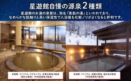 芦別温泉スターライトホテル ペア宿泊券 朝食付 北海道 芦別市 旅行 チケット