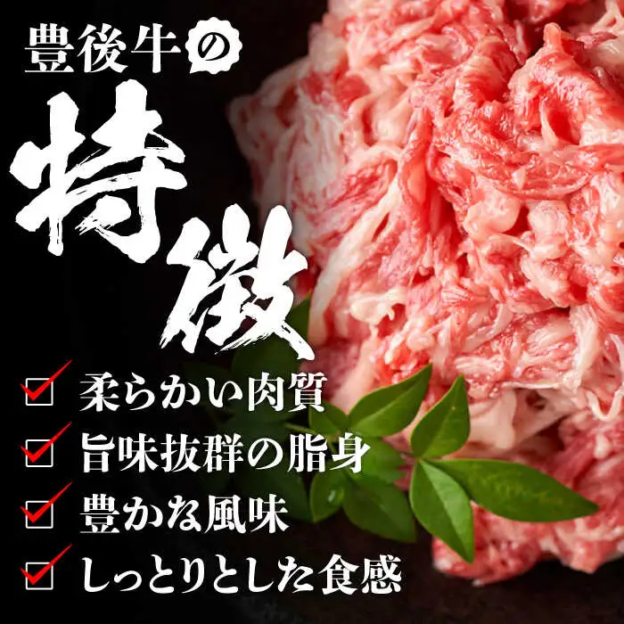 【全6回定期便】【お試しにピッタリ！】 おおいた豊後牛 牛肉 切り落とし 400g 牛肉切り落とし 豊後牛 [AREI039]