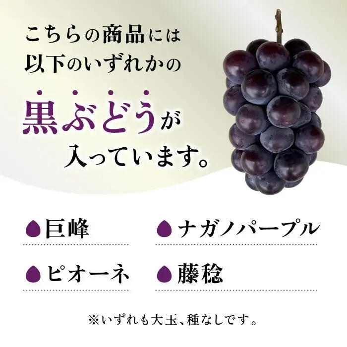【2026年発送★先行予約】シャインマスカット×黒系ぶどう1kg～1.2kg ※クール便　154-045-26y
